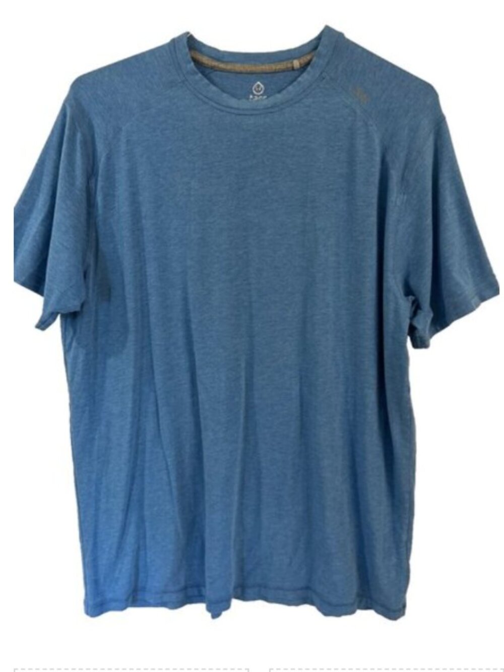 Tasc Performance Men's Blue Organic Cotton Short Sleeve Shirt